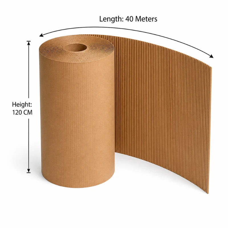 Corrugated Cardboard Roll