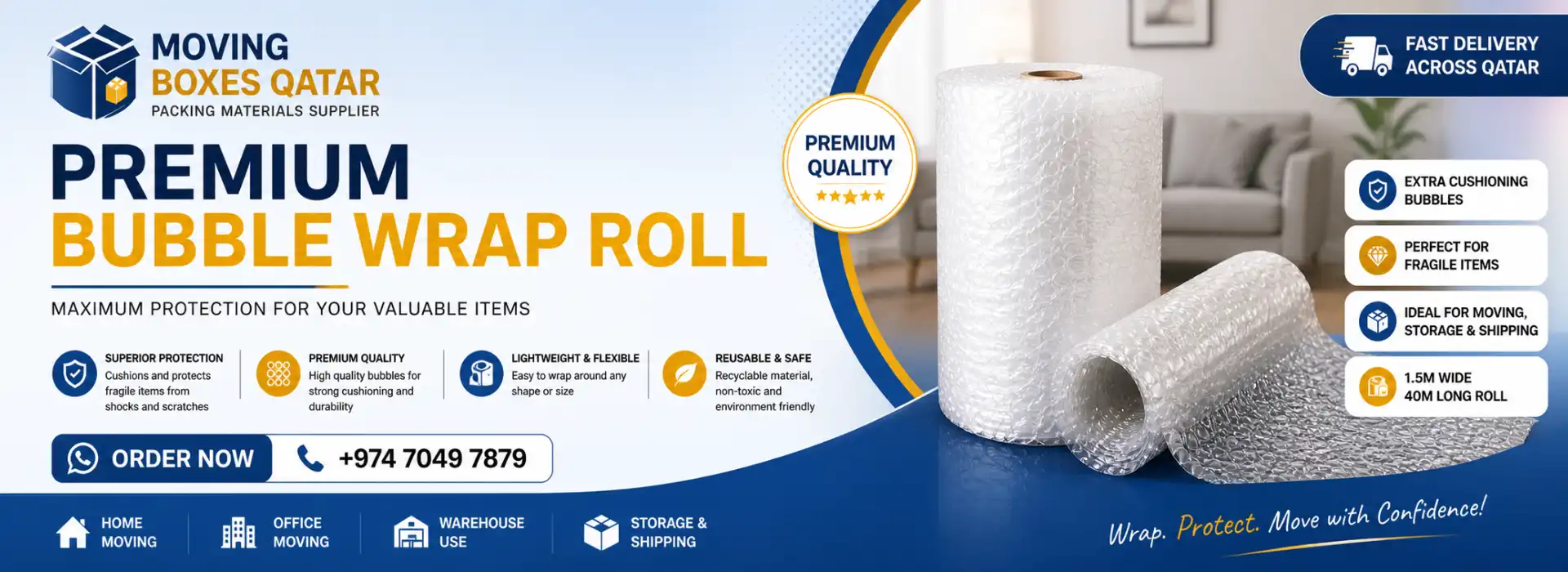 Premium Bubble Wrap Roll